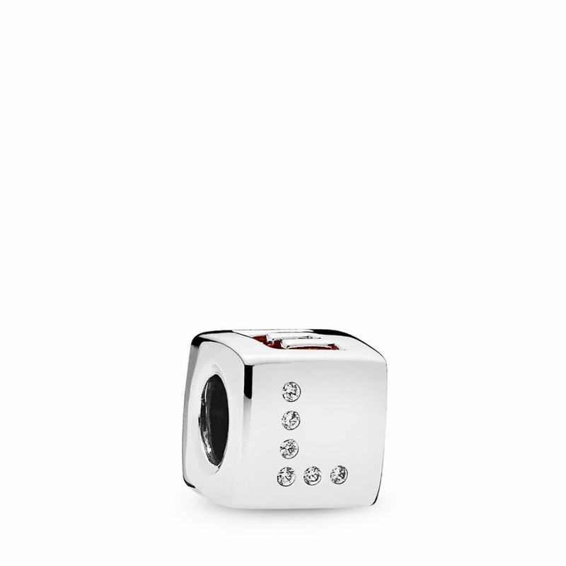 Pandora Love Dice Charm - Sterling Silver/Cubic Zirconia - Canada | GT4191VM